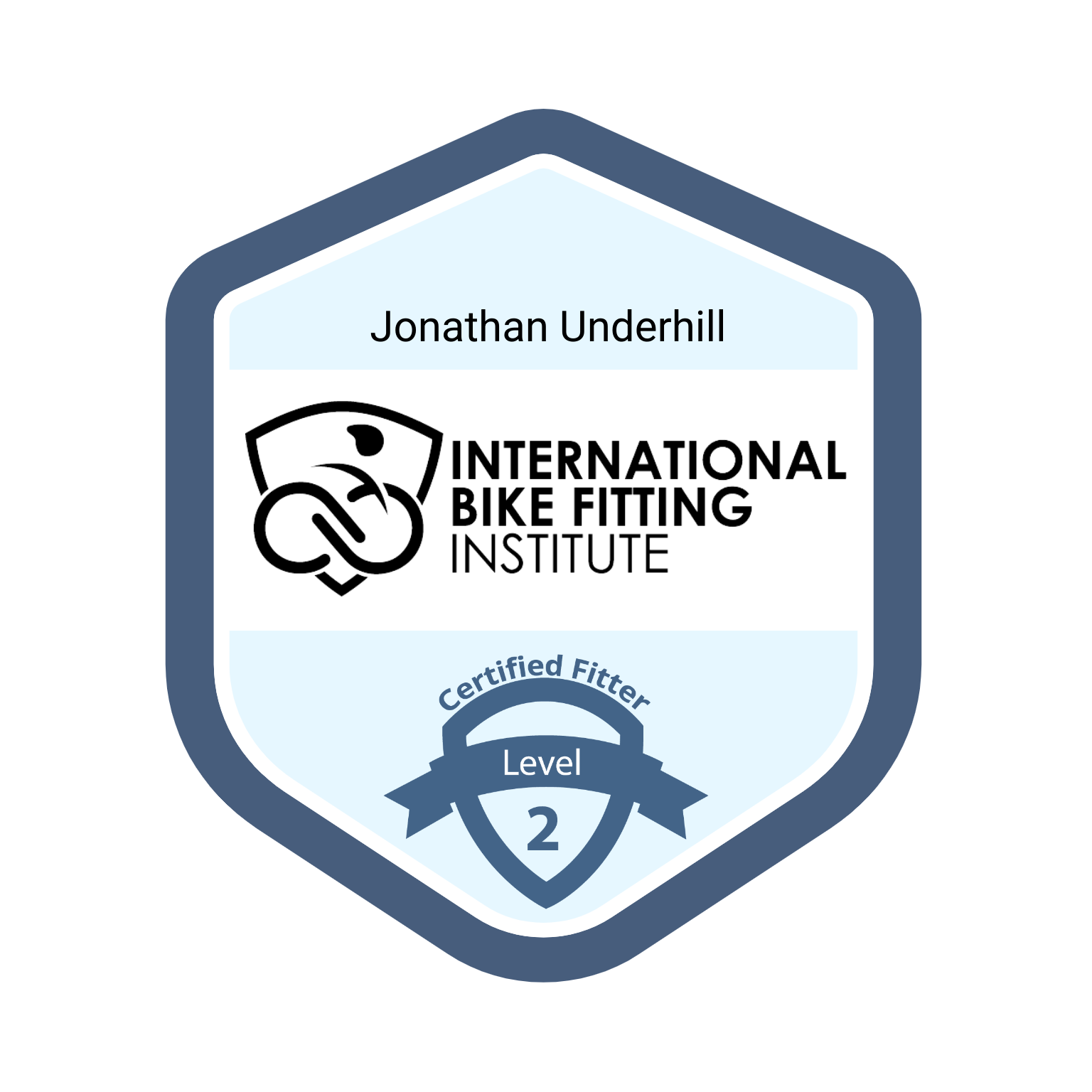 IBFI Certified Fitter Level 2 badge